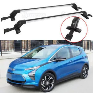 43" Aluminum Top Roof Rack Cross Bar Luggage Carrier For Chevrolet Bolt EV 17-23 - Foto 1 di 11