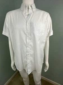 NWT Men's Ben Sherman S/S White Mod Fit Classic Fit Button Down Shirt Sz Large - Picture 1 of 10