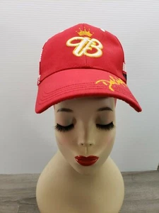 NEW Dale Earnhardt Jr #8 BUDWEISER NASCAR Cap Hat One Size Strap Back Red - Picture 1 of 5