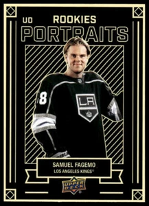 2022-23 Upper Deck #P-57 Samuel Fagemo UD Portraits - Picture 1 of 2
