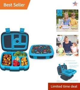 Leak-Proof 5-Compartment Bento-Style Kids Lunch Box - Ideal Portion Sizes - D... - Picture 1 of 9