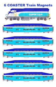 Andy Fletcher 6 magneti Coaster Train - Foto 1 di 1
