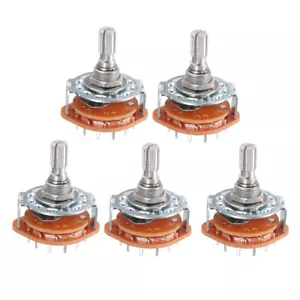 5 pz 1 palo 12 posizioni 6 mm selettore fascia diametro albero allacciato interruttore rotante - Foto 1 di 3