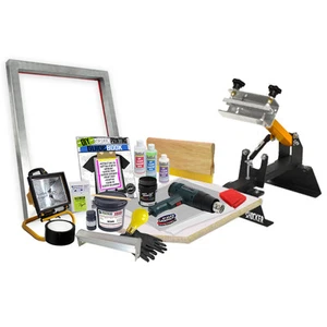 DIY Premium 1x1 Color Shocker Press Screen Printing Starter Beginner Kit - 11-6 - Picture 1 of 1