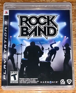 Rock Band für Sony PlayStation 3 PS3 Rated T Komplett: Spiel, Handbuch & Cover - Bild 1 von 4