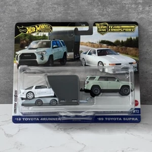 Toyota 4Runner '18 Hot Wheels y Toyota Supra '89 - Team Transport Premium - Imagen 1 de 1