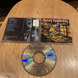 Iron Maiden - Piece Of Mind CD 1994 US BMG press bruce dickinson metallica saxon - Picture 1 of 5