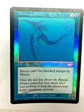 Foil Shifting Sliver Legions Blue Magic the Gathering Card MTG
