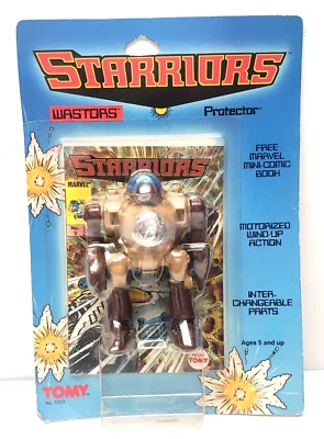 PROTECTORES DE MANIVELA TOMY STARRIORS VINTAGE 1984 SIN USAR, EN CAJA SELLADA Foto 1 de 4