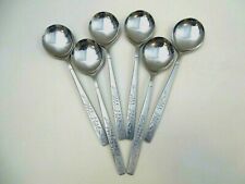 Cereal Soup Spoons Viners Korea Country Garden Harvest x 6 - 87mm Long 