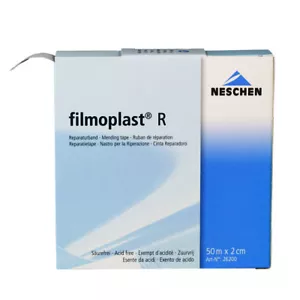 FILMOPLAST R transparent Japanese paper repair tape 2cm x 50m for newspapers etc - Picture 1 of 1