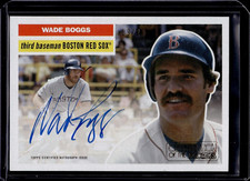 2020 Topps Celebration of Decades Wade Boggs 1956 AUTO #19/25 signed Red Sox