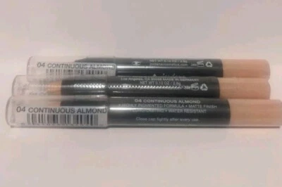 JORDANA 12 Hr Made To Last Eyeshadow Pencil #04 Continuous Almond Lot Of 3  - Image 1 of 4