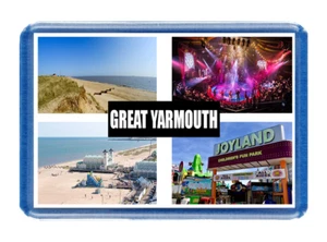 Great Yarmouth Fridge Magnet -Large Size (7cm x 4.5cm) -Great Gift Idea- Tourism - Picture 1 of 1