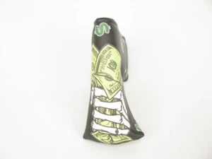 NEW Scary Cash Money Skeleton BLADE Golf Putter Headcover MAGNETIC - Picture 1 of 3