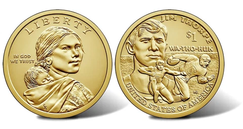 2018-P  NATIVE AMERICAN DOLLAR COIN (Jim Thorpe) Cover