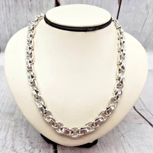 Herren 29" Byzantinische Kette Halskette schwer 101,74 DWT .925 Sterlingsilber 10 mm - Bild 1 von 5