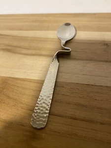 Villeroy & Boch Stainless Steel Caffè Demitasse Spoon-'New Wave' Hammered - Used - Picture 1 of 4