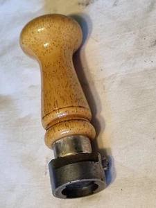 Soporte de sello de fecha vintage de oficina de correos con mango de madera (D) - Imagen 1 de 11