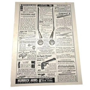 Numrich Arms Vintage Print Ad 60s Firearms Guns Ammo West Hurley NY - Picture 1 of 6