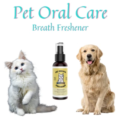 Dog Dental Spray Breath Freshener Protects Gums and Teeth New Oral Care Cats Pet - Image 1 of 4