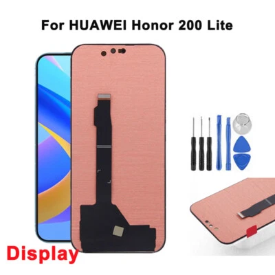 For HUAWEI Honor 200 Lite Cell Phone Touch Screen HD Display Accessories Black - Bild 1 von 4