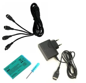 Ladegerät, Akku, Linkkabel 4 Spieler Nintendo Gameboy Advanced GBA - Bild 1 von 5