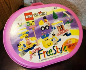 LEGO System Pink Carrying Case - 4161 Freestyle RARE Vintage from 1995 - Picture 1 of 12