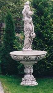 Fontäne Amphorenträgerin (S810) Springbrunnen Zierbrunnen Deko Gartendeko 230 cm - Bild 1 von 1