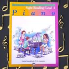 1995 Vintage Level 3 Sight Reading Alfred's Basic Piano Library Gayle Kowalchyk 