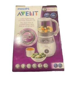 New AVENT 4in1 Steamer (Steamet) Blender Healthy Baby Food Maker - Picture 1 of 6