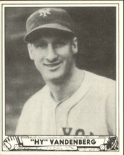 1940 Play Ball Reprints #209 Hy Vandenberg - NM-MT