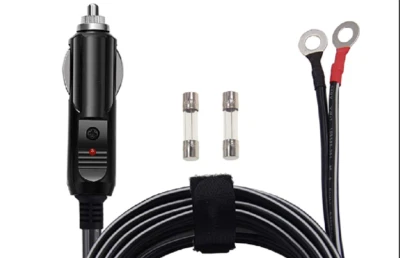 12V/24V 20A 14AWG 10-FT HEAVY DUTY POWER CORD W/EYELET END - Image 1 of 3