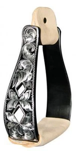Showman Estribos grabados de aluminio pulido negro con diamantes cortados! ENVÍO GRATIS - Imagen 1 de 1