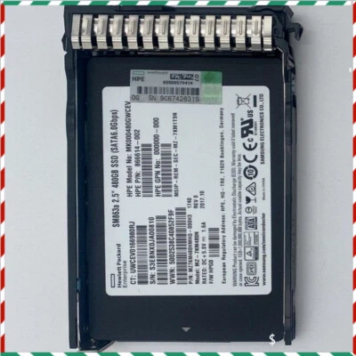 NEW HPE/Samsung 2.5" 480GB SATA 6G G11 Server SSD Replace P41527-001 P40502-B21 - Image 1 of 4