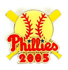2005 Philadelphia Phillies MLB chapeau revers baseball broche épingle