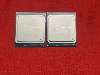 Pair of Intel Xeon E5-2609 v2 2.5GHz SR1AX Server CPU Processor - Image 1 of 2