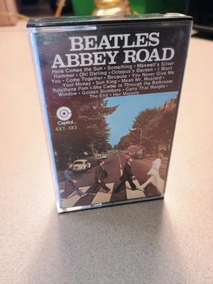 Original Cassette Beatles Abbey Road With Original Cover Art Foto 1 de 2