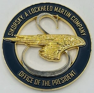 Sikorsky, A LOCKHEED MARTIN Company - Office Of The President 2” Challenge Coin - Picture 1 of 2