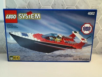 LEGO 4002 Riptide Racer Town Boats 1996 Harbor Speedboat Promo Vintage Sealed - Image 1 of 4