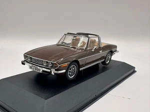 Corgi Vanguards 1:43 Triumph Stag Russet Brown open top VA10104 - Picture 1 of 4