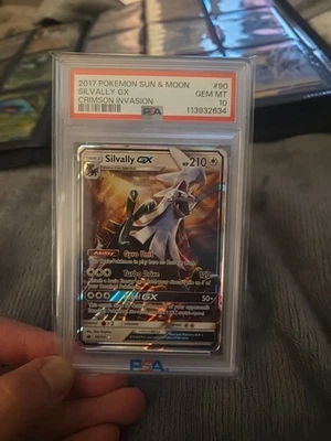 2017 Pokemon Sun and Moon Silvally GX Crimson Invasion #90 PSA 10 GEM MT RARE - Image 1 of 2