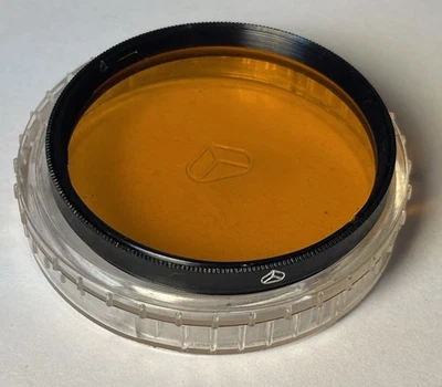 Zavod Arsenal, Kiev - 40.5mm O-2.8x Orange Filter - Case / vgc - Image 1 of 3