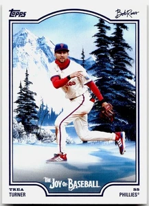 2025 Topps X Bob Ross - The Joy of Baseball Trea Turner Philadelphia Phillies - Bild 1 von 2