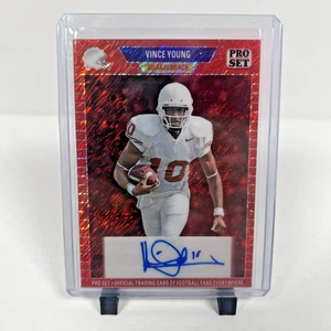 Hoja Colectiva 2024 Rojo Brillo Vince Young Johnny Manziel #MM-38 Doble Automático/5 - Imagen 1 de 6