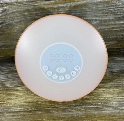 Coulax Sunrise Alarm Clock Digital LED Clock Multi-Color NO POWER SUPPLY TESTED - Image 1 of 4