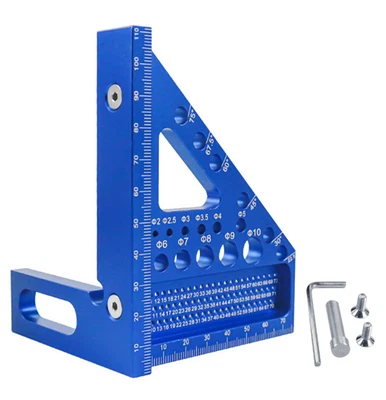 3D Aluminum Alloy Marking Ruler for Accurate Measurement in Engineering Tasks - Image 1 of 2