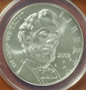 MS70 2009-P Abraham Lincoln Commemorative Dollar PCGS Blue Label - Picture 1 of 2
