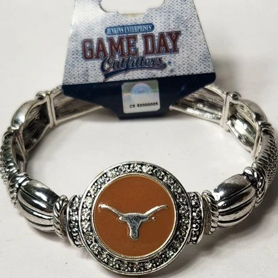 University Of Texas Longhorns Collectible Premium Stretch Bracelet (Heavy Duty) - Image 1 of 2