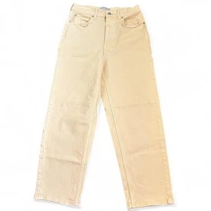 Everlane Damen 28R Buttergelb The Way Bio Baumwolle Denim Jeans High Rise - Bild 1 von 8